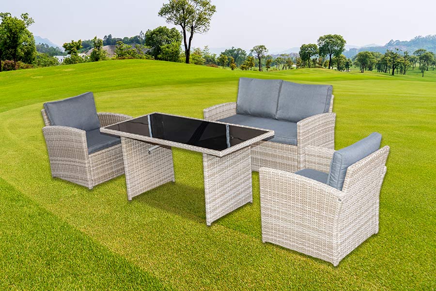 2-Sitzer-Sofa-Essgruppe
