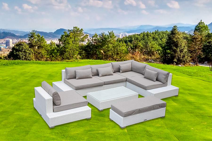 7-teiliges Schwimmsofa-Set