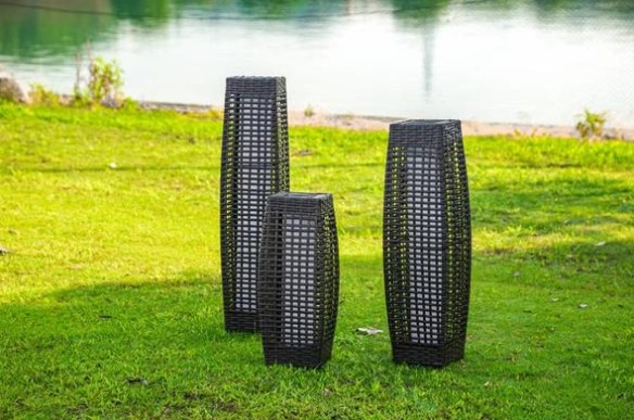 Wie ist die Wasserdichtigkeit und Wetterbeständigkeit von Solar-Rattanleuchten im Außenbereich?